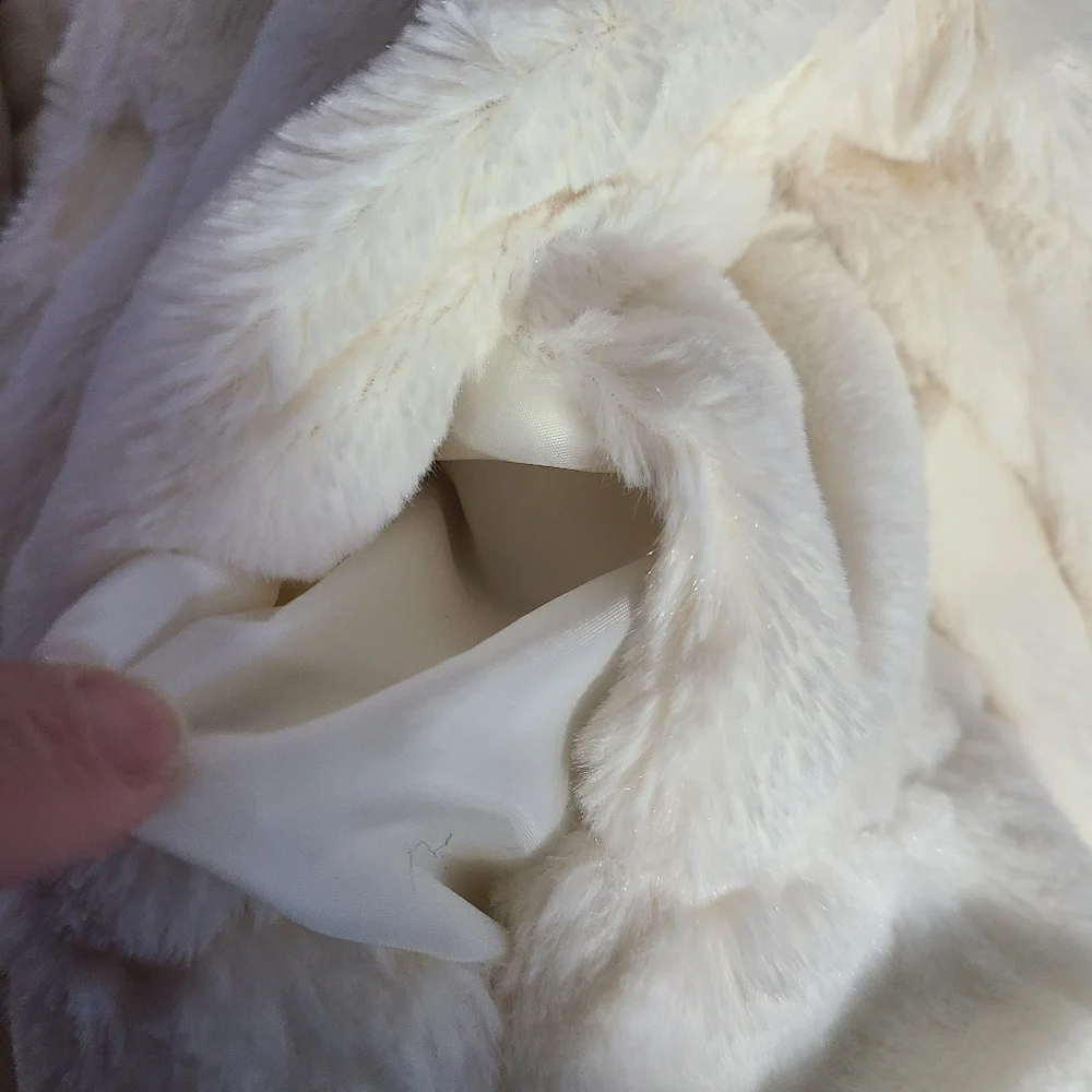 Rothschild Faux Fur Dress Coat Size‎ S 4